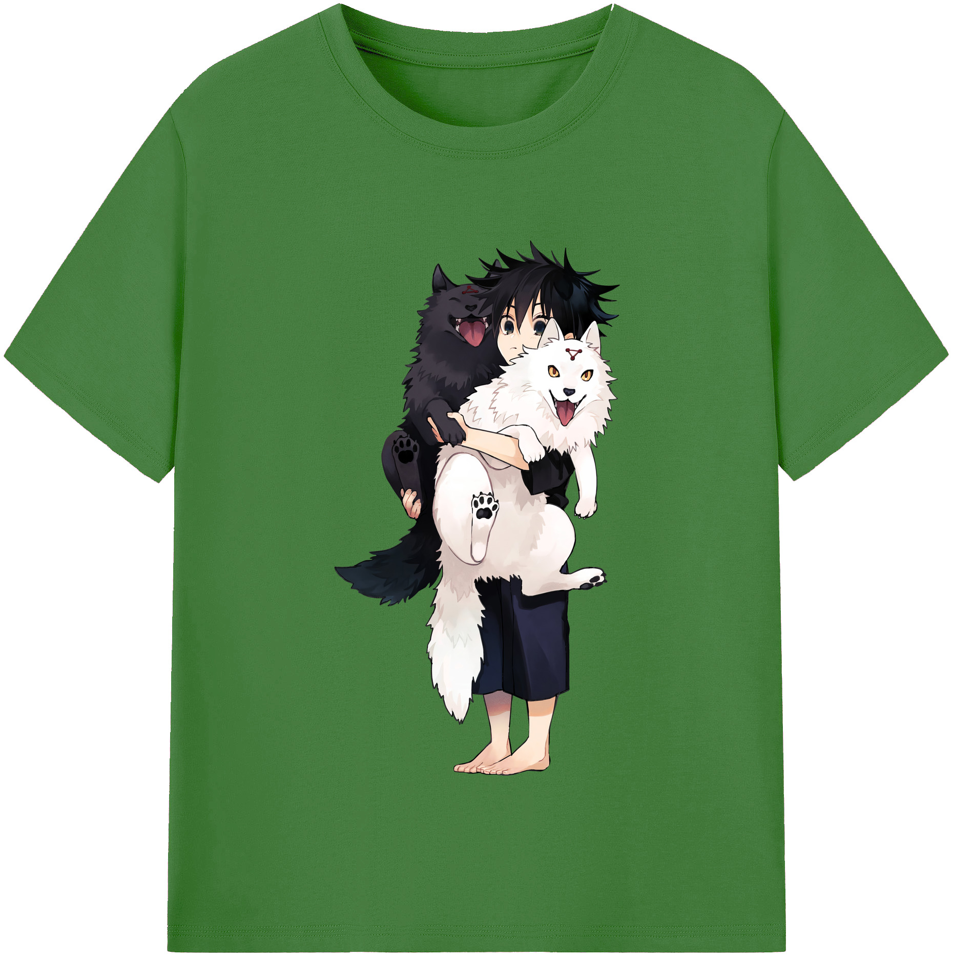 （画像用） 呪術廻戦 Jujutsu Kaisen レディースカジュアルプリントTシャツ（綿100％）